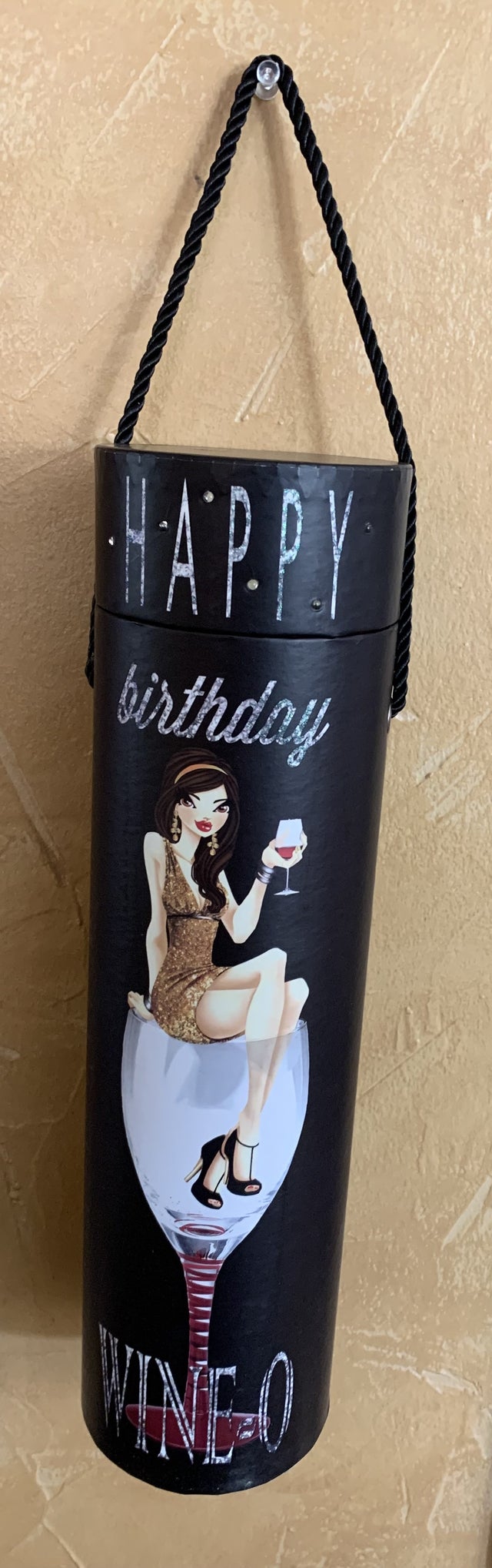 Happy Birthday Personalized Wine Tumbler – Shadow Breeze